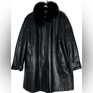 ACTON The Olde Hide House Leather Jacket with Removable Quilted Lining